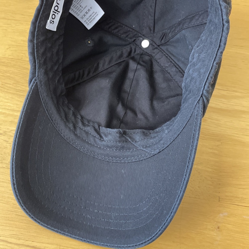 Acne Studios Hat Mens One Size Black Logo Baseball Cap Adjustable Back Outdoor - Picture 9 of 16